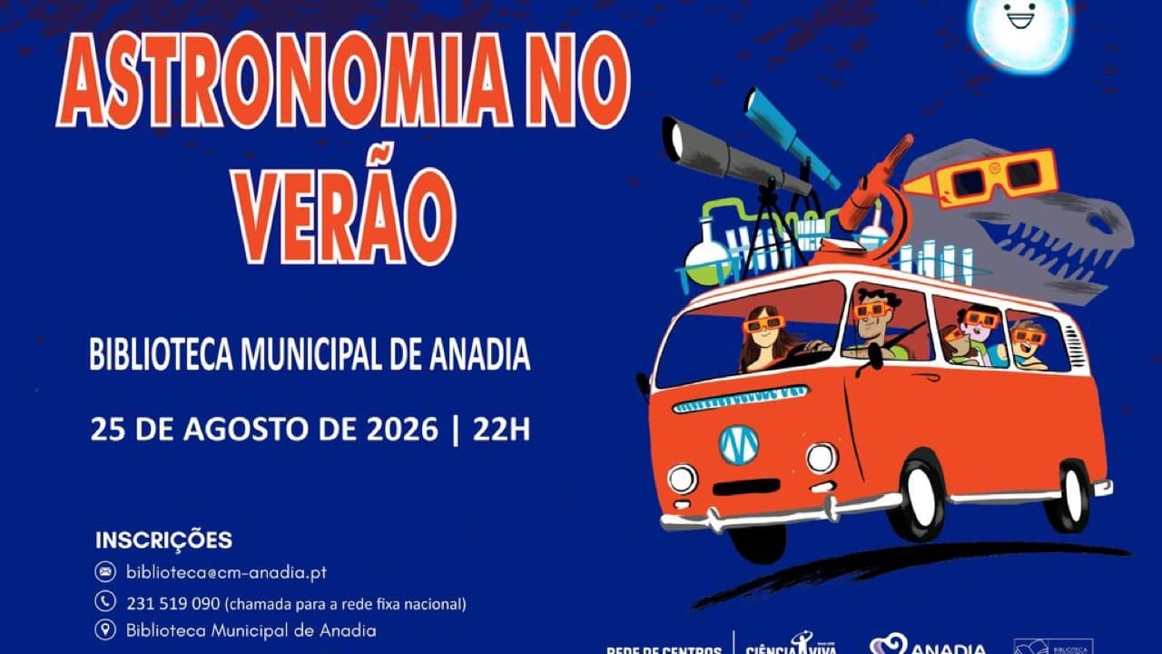 Imagem da notícia: "Astronomia no Verão" leva a observação do céu à Biblioteca Municipal