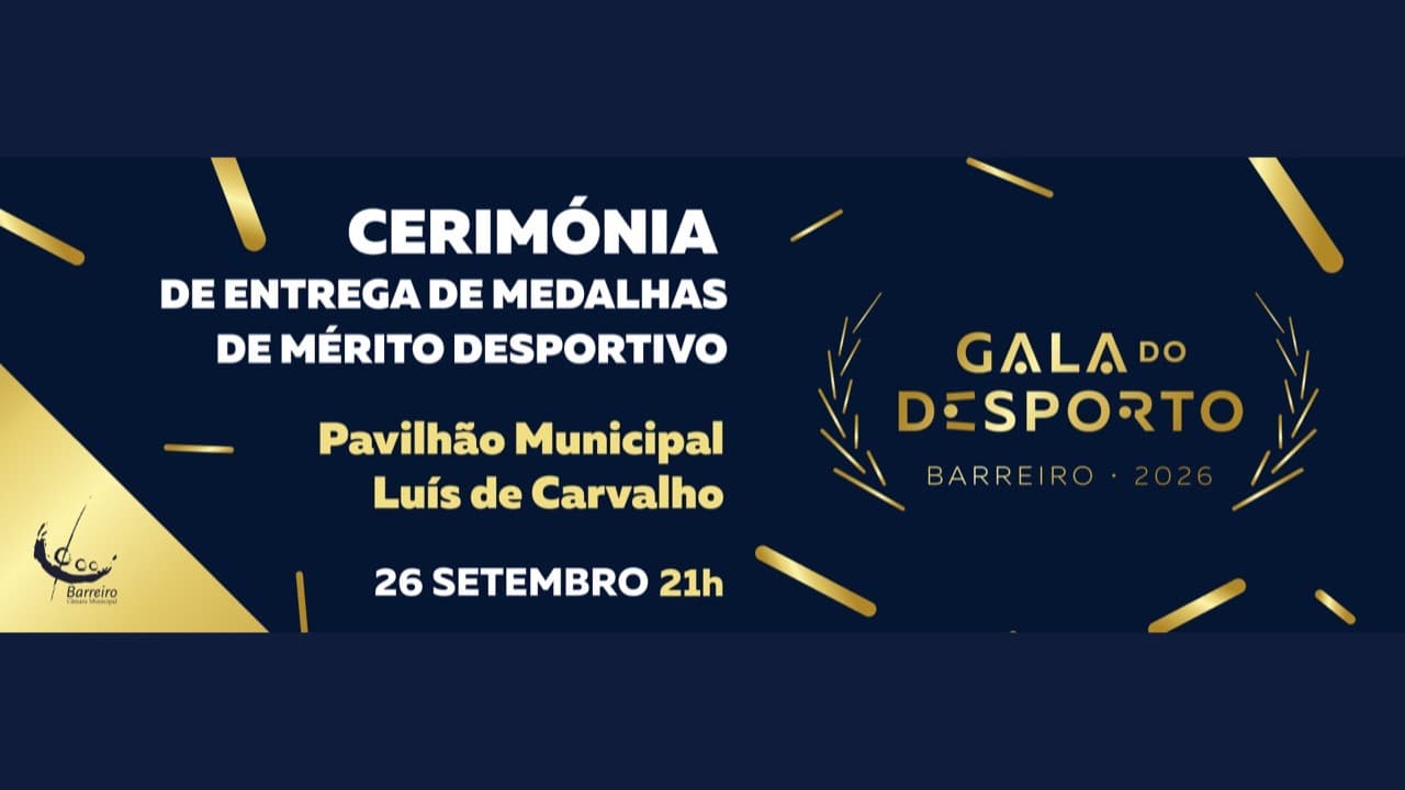 Imagem do evento: Gala do Desporto 2026 — Entrega de Medalhas de Mérito Desportivo