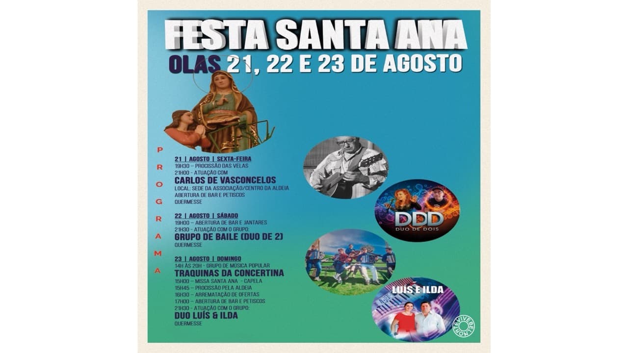 Imagem do evento: Festa de Santa Ana — Olas