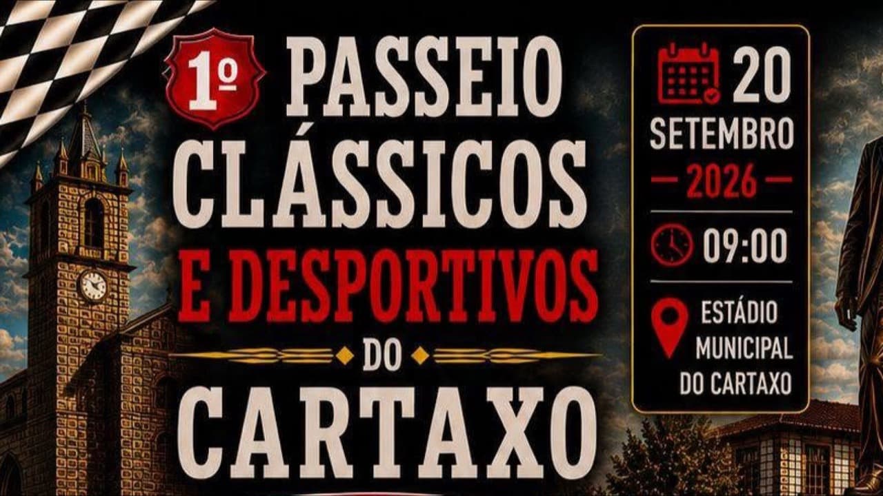 Imagem do evento: 1.º Passeio Clássicos e Desportivos do Cartaxo