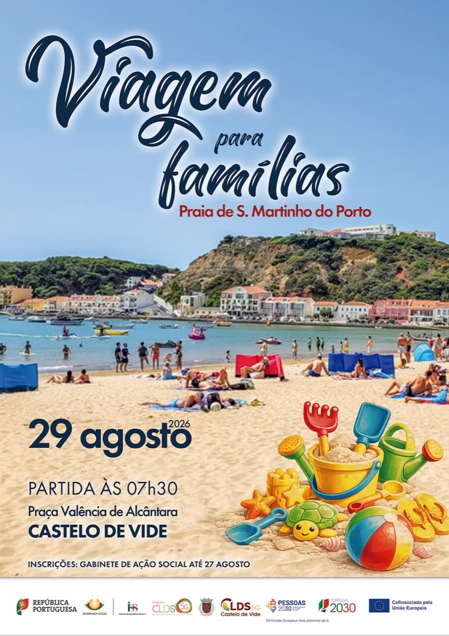 Imagem do evento: Viagem para Famílias — São Martinho do Porto