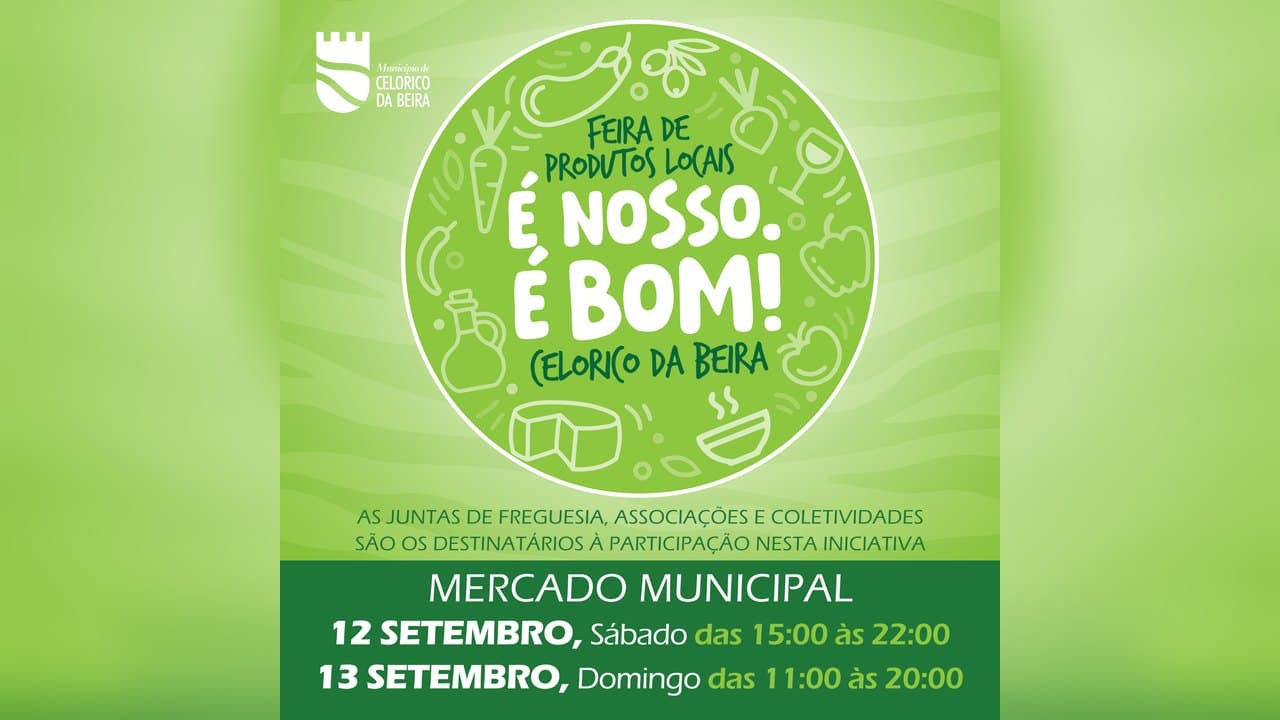 Imagem da notícia: Feira de Produtos Locais "É nosso. É Bom!" abre inscrições para setembro