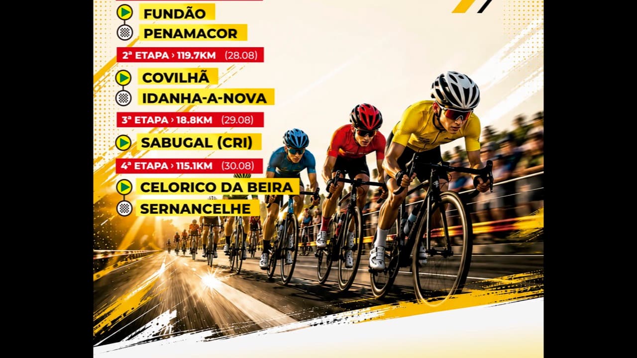 Imagem da notícia: 4.ª etapa da Volta a Portugal de Juniores parte de Celorico da Beira