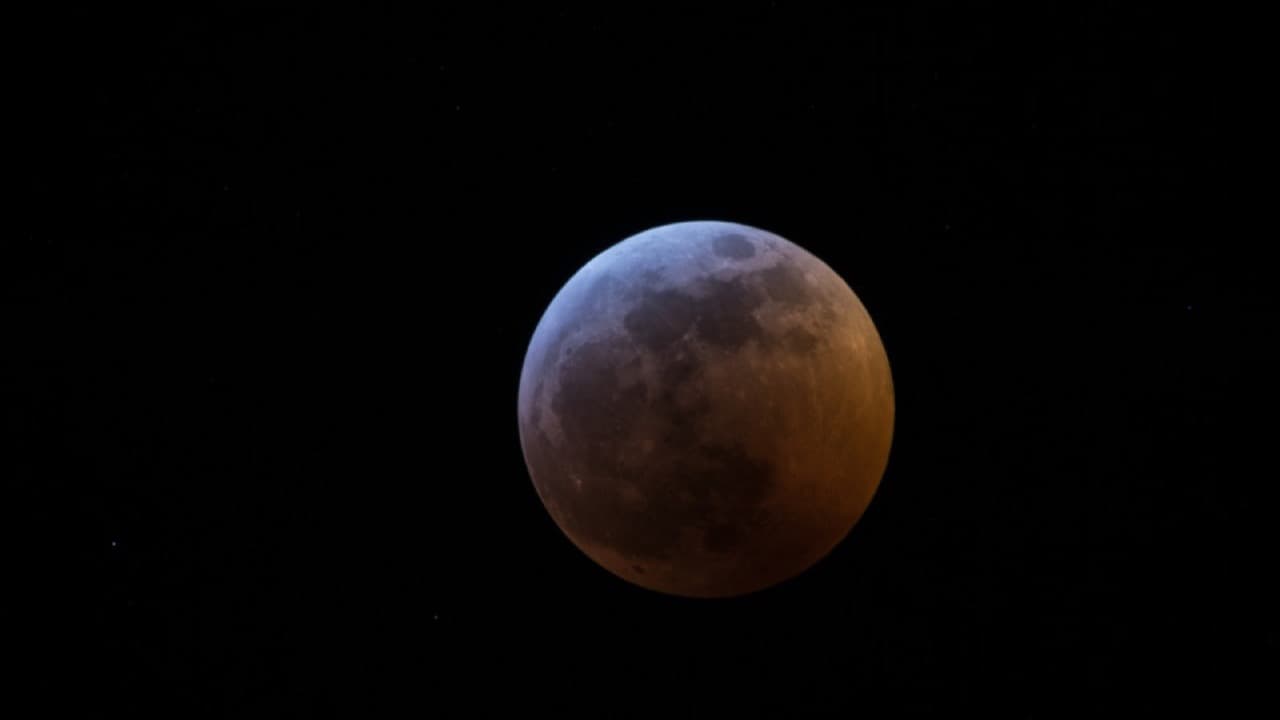 Imagem da notícia: UC Exploratório abre de madrugada para observar o eclipse parcial da Lua