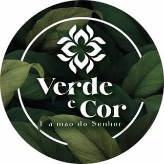 Logótipo de Florista Verde E Cor — Comércio
