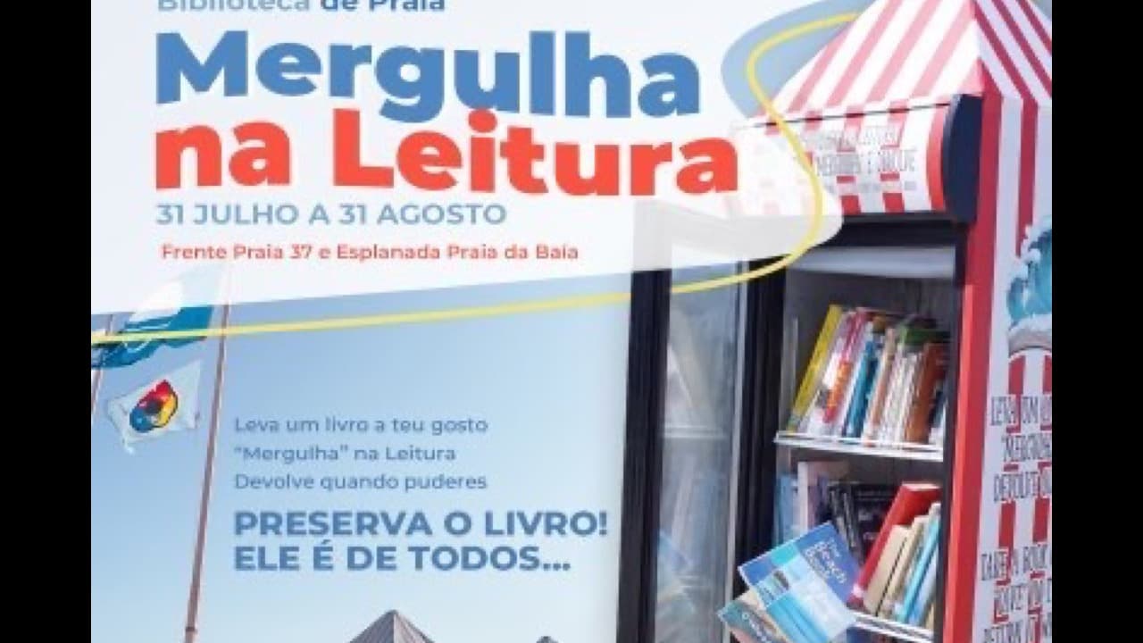 Imagem do evento: Mergulha na Leitura — bibliotecas de praia