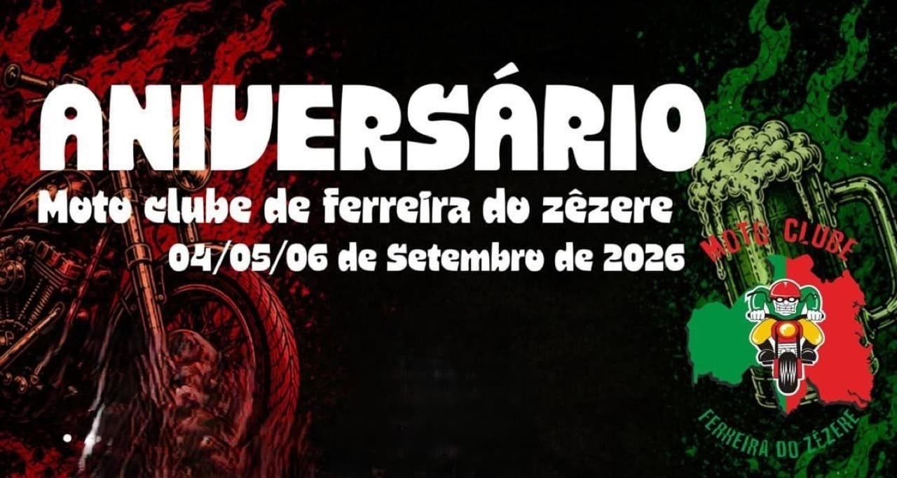 Imagem do evento: Aniversário do Moto Clube de Ferreira do Zêzere