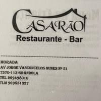 Logótipo de Restaurante Casarão — Restauração