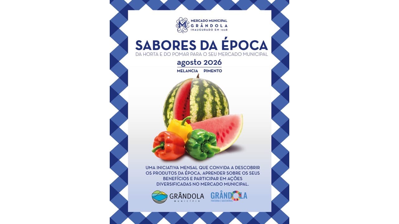 Imagem do evento: Sabores da Época no Mercado Municipal — agosto