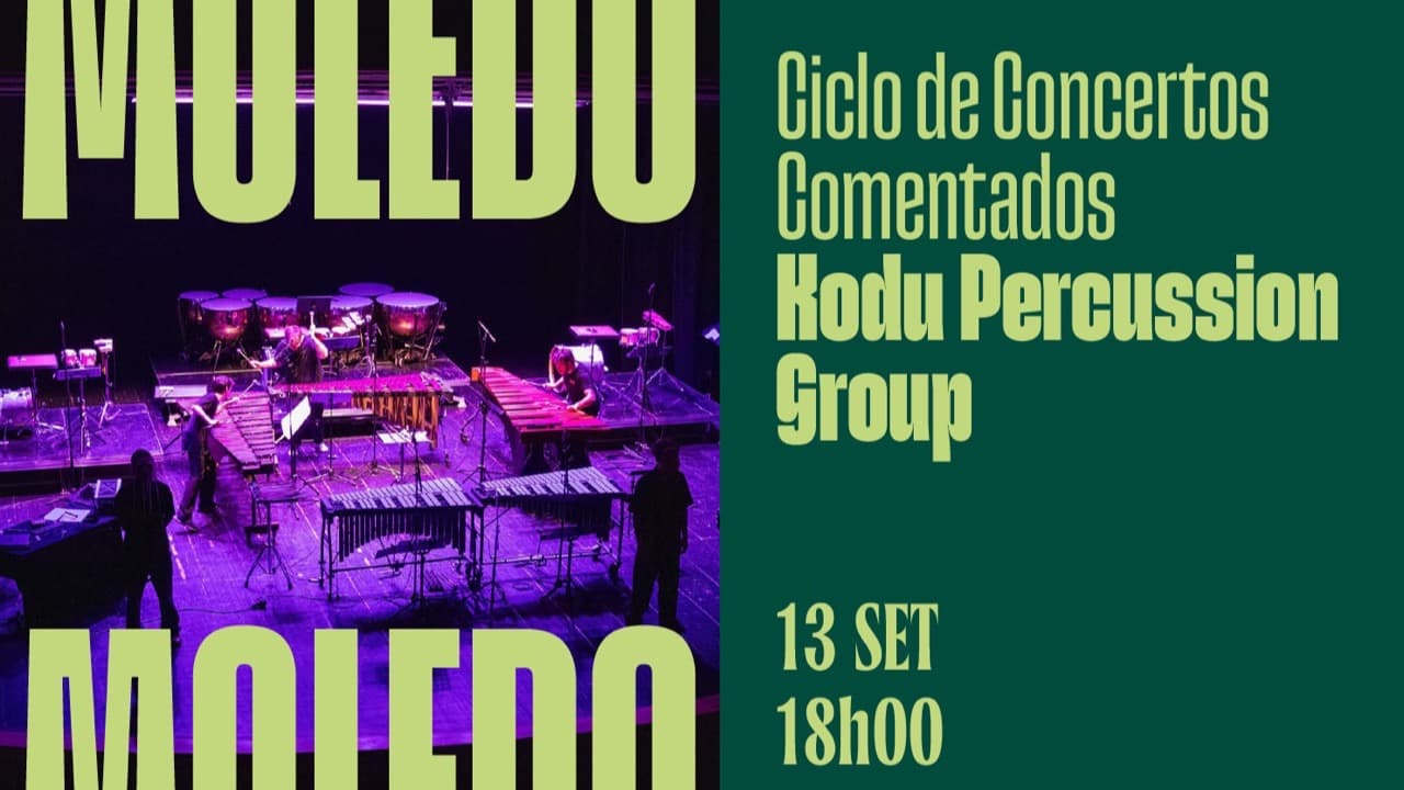 Imagem do evento: Ciclo de Concertos Comentados MOLEDO | Kodu Percussion Group