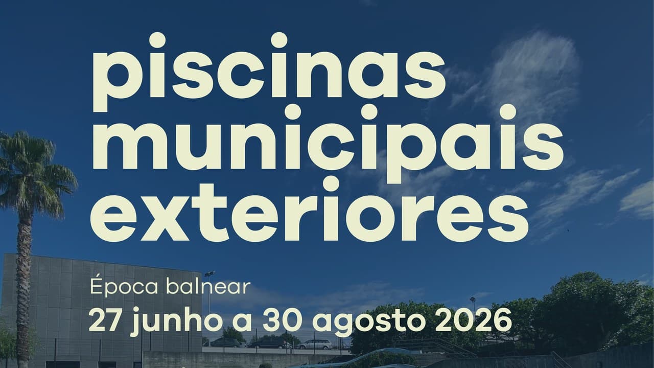 Imagem do evento: Piscinas Municipais Exteriores — época balnear 2026
