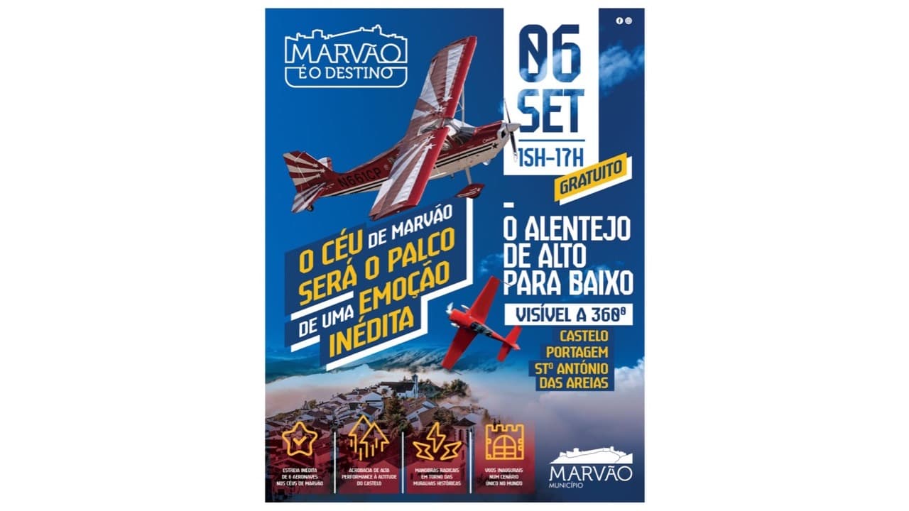 Imagem do evento: Marvão Airshow 2026 (1.ª edição)