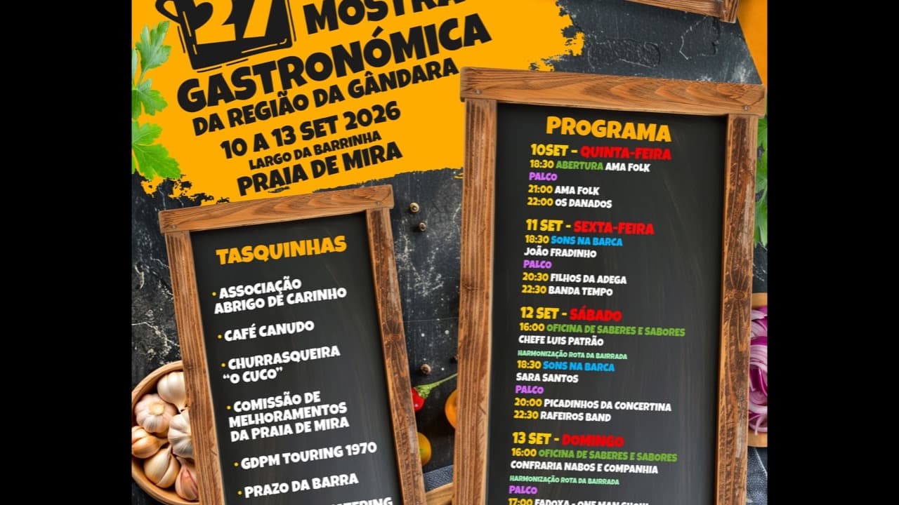 Imagem do evento: 27.ª Mostra Gastronómica da Região da Gândara