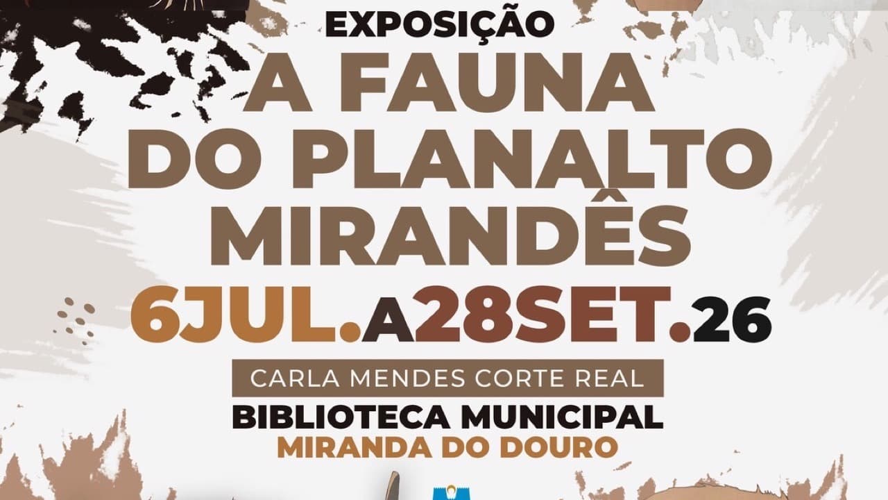 Imagem do evento: Exposição "A Fauna do Planalto Mirandês"