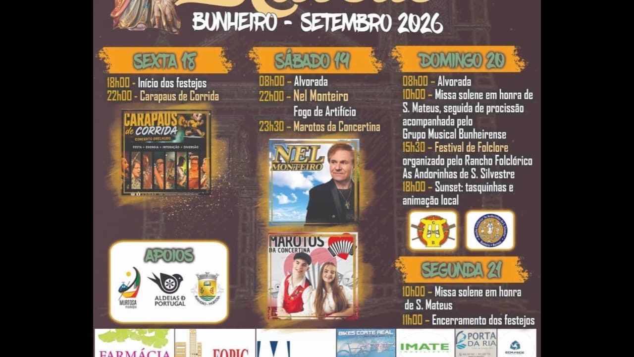 Imagem do evento: Festa de São Mateus — Aldeia do Bunheiro