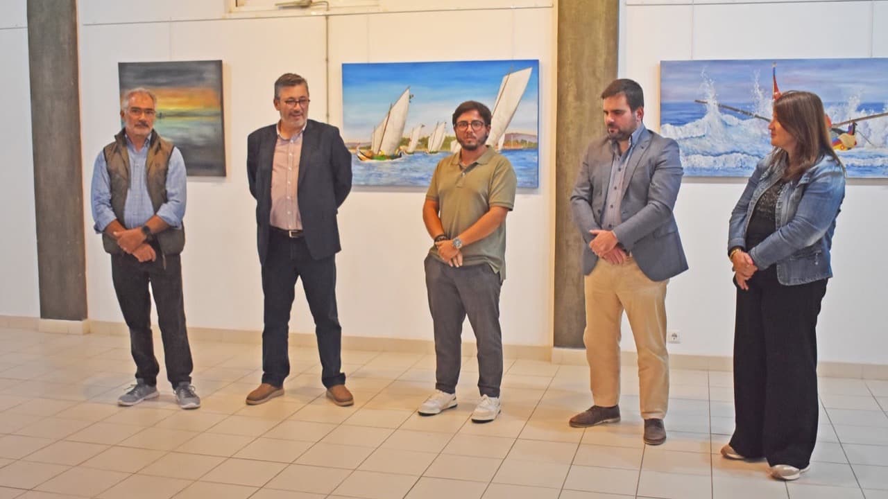 Imagem da notícia: Galeria Municipal da Torreira inaugurou a exposição de Rafael Sousa