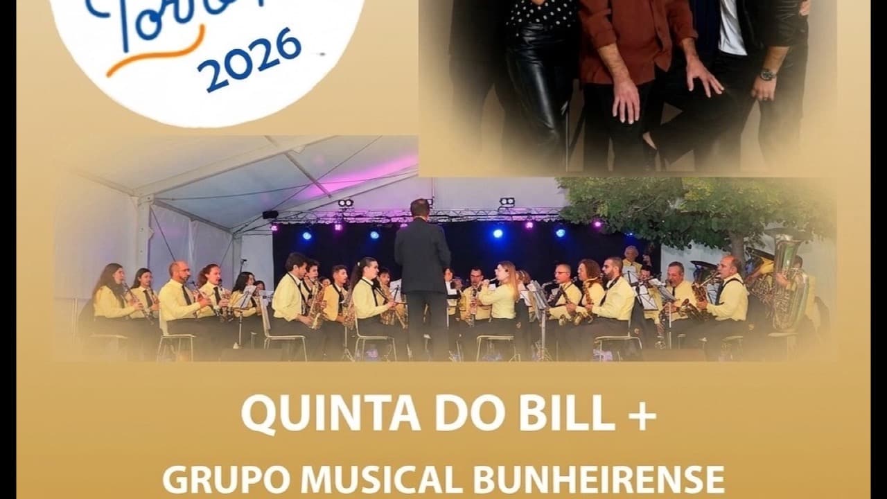 Imagem da notícia: Quinta do Bill e Grupo Musical Bunheirense juntos no Largo da Varina