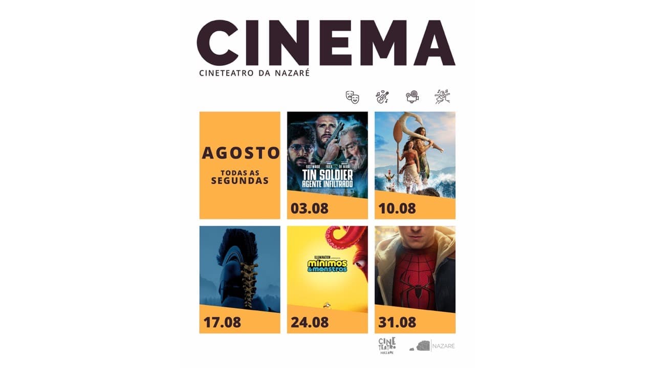 Imagem do evento: Cinema de Agosto no Cine-Teatro da Nazaré