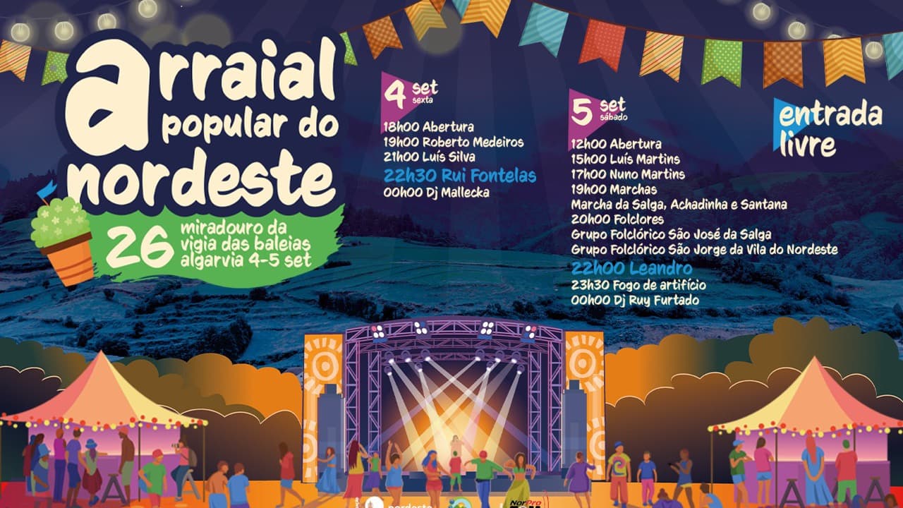 Imagem da notícia: Arraial Popular do Nordeste regressa a 4 e 5 de setembro