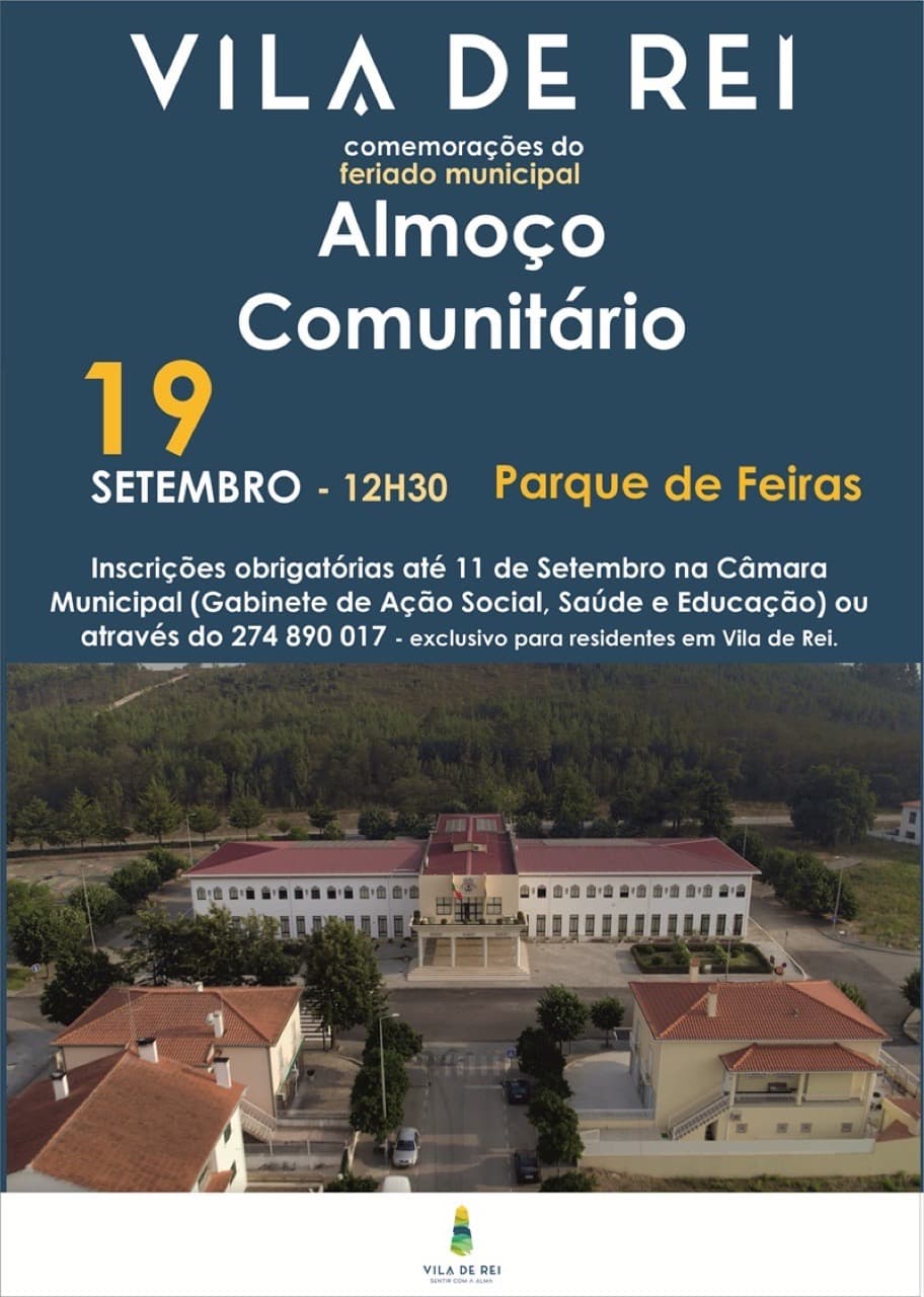 Imagem da notícia: Feriado Municipal celebrado com Almoço Comunitário a 19 de setembro