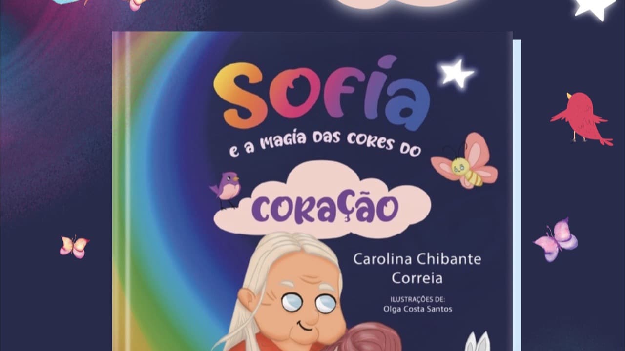 Imagem do evento: "Sofia e a Magia das Cores do Coração" — apresentação do livro e hora do conto