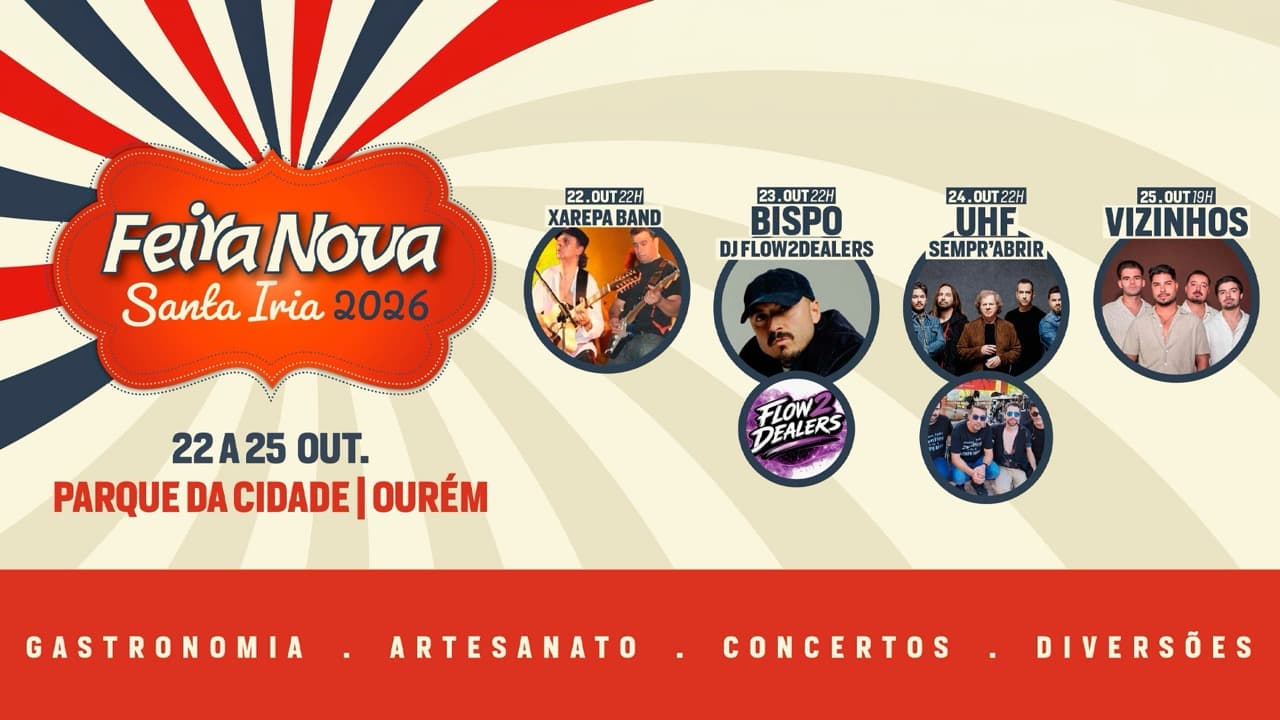 Imagem da notícia: Feira Nova de Santa Iria regressa a Ourém de 22 a 25 de outubro