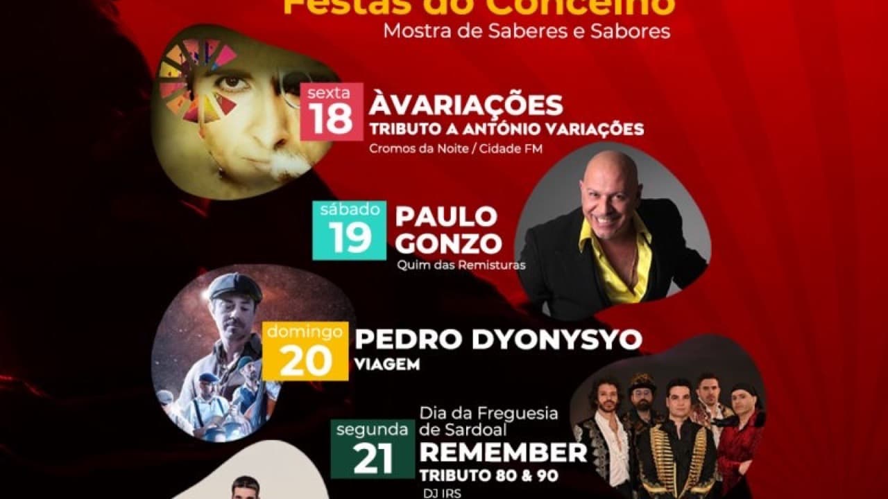 Imagem do evento: Festas do Concelho de Sardoal 2026