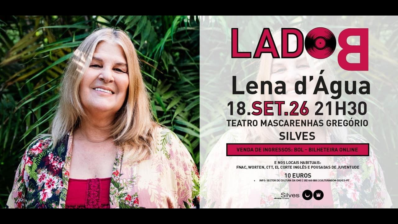 Imagem da notícia: Lado B recebe Lena d’Água a 18 de setembro, em Silves