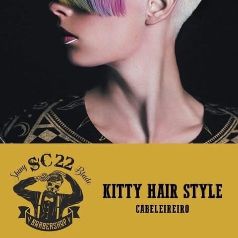 Logótipo de Kitty Hair Style Cabeleireiro — Beleza & Bem-estar em Sines