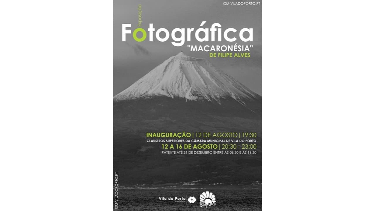 Imagem do evento: Exposição Fotográfica «Macaronésia», de Filipe Alves