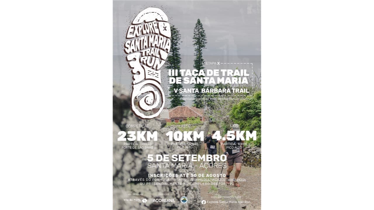 Imagem do evento: V Santa Bárbara Trail — 5.ª etapa da III Taça de Trail de Santa Maria