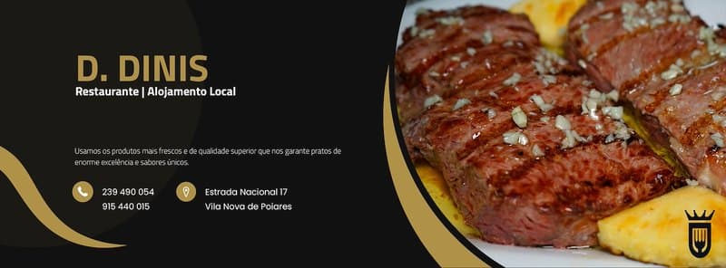 Logótipo de Restaurante Dom Dinis — Restauração em Vila Nova de Poiares