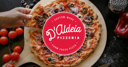 Logótipo de Pizzaria D'Aldeia — Restauração em Aljezur