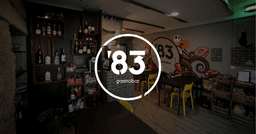 Logótipo de ‘83 gastrobar — Restauração em Chaves