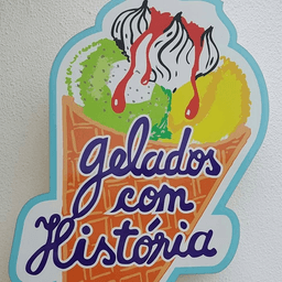 Logótipo de Gelateria com História — Restauração em Lagoa