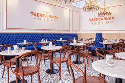 Logótipo de Fábrica da Nata — Restauração em Lisboa