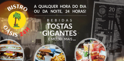 Logótipo de Bistro Oásis — Restauração em Loulé