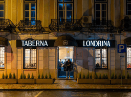 Logótipo de Taberna Londrina — Restauração em Setúbal