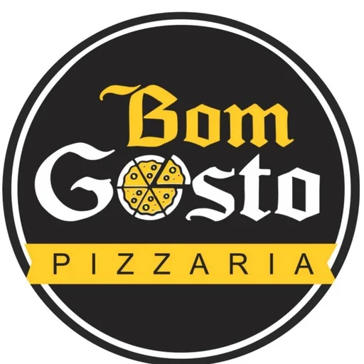Logótipo de Pizzaria Bom gosto — Restauração