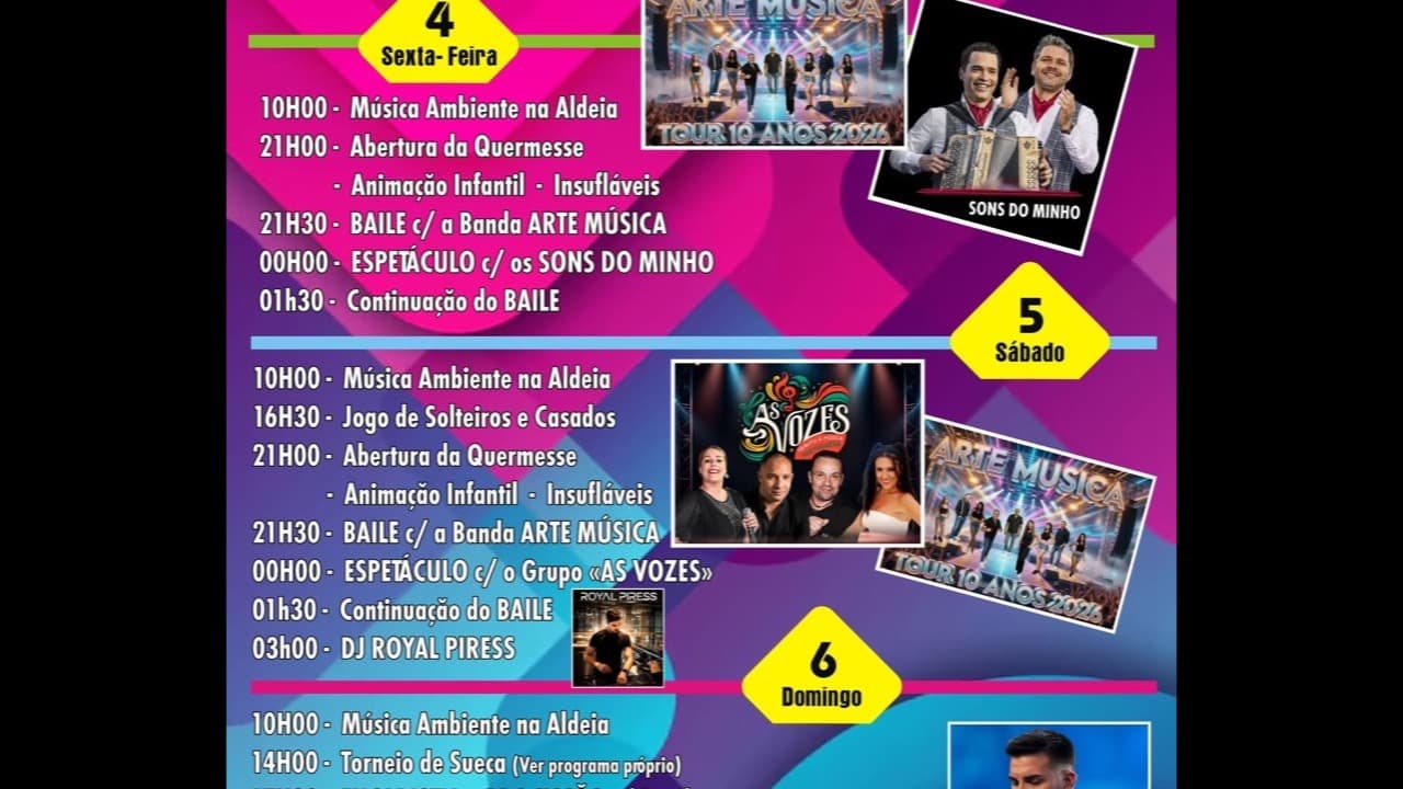 Imagem do evento: Festa de Verão em Honra de Nossa Sr.ª da Conceição