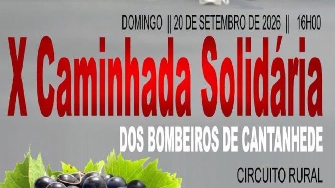 Imagem do evento: X Caminhada Solidária dos Bombeiros Voluntários de Cantanhede