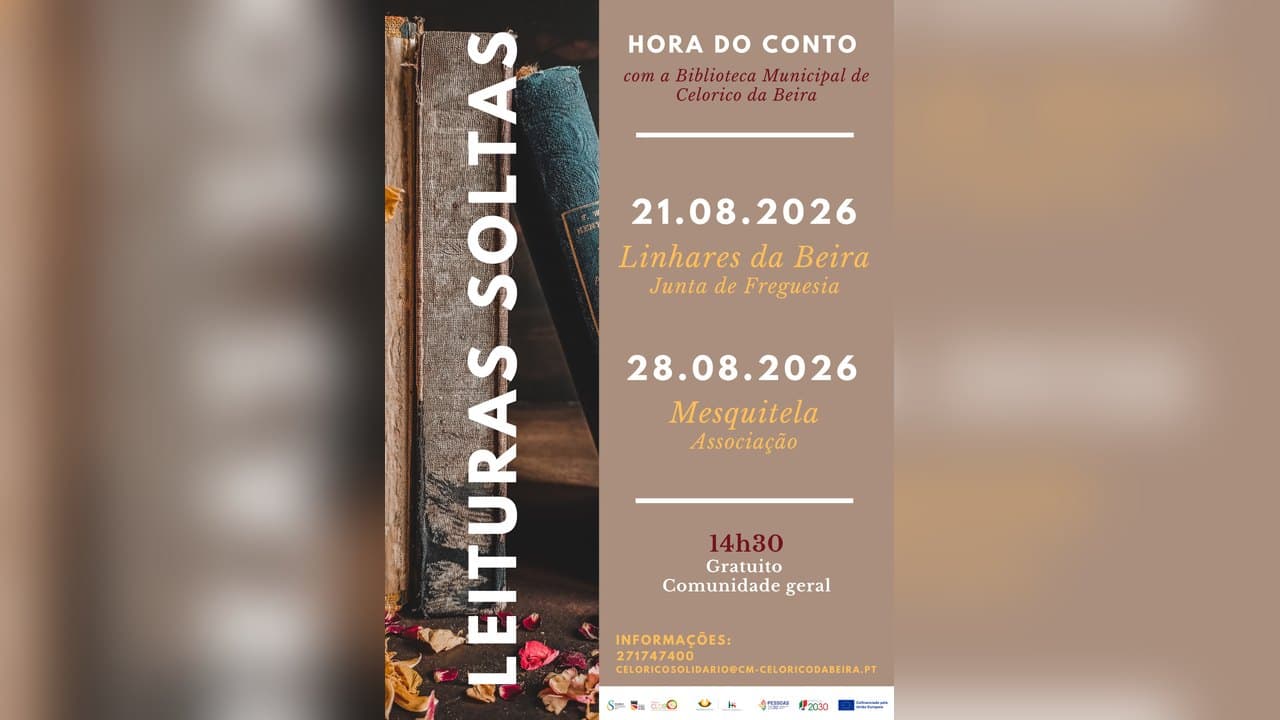 Imagem do evento: "Leituras Soltas" – Hora do Conto em Mesquitela