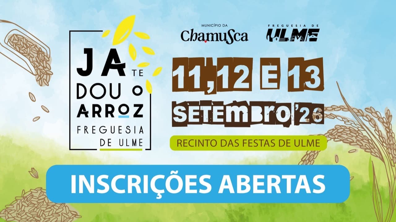 Imagem da notícia: «Já Te Dou o Arroz» abre inscrições a expositores e restauração até 24 de agosto