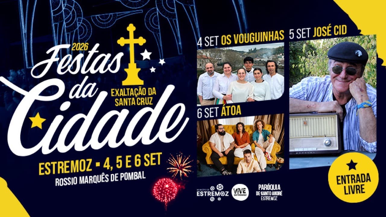 Imagem da notícia: Festas da Cidade de Estremoz: já é conhecido o programa de 4 a 6 de setembro