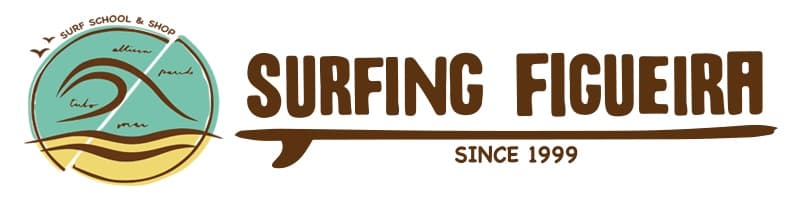 Logótipo de Surfing Figueira — Escola de Surf — Desporto em Figueira da Foz