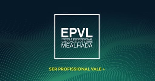 Logótipo de EPVL — Escola Profissional Vasconcellos Lebre — Educação em Mealhada