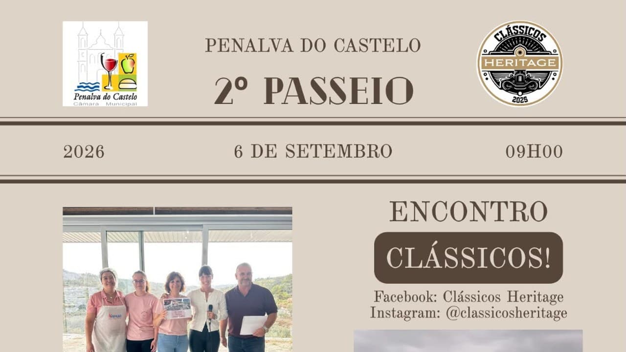 Imagem do evento: 2.º Encontro de Clássicos — Penalva do Castelo