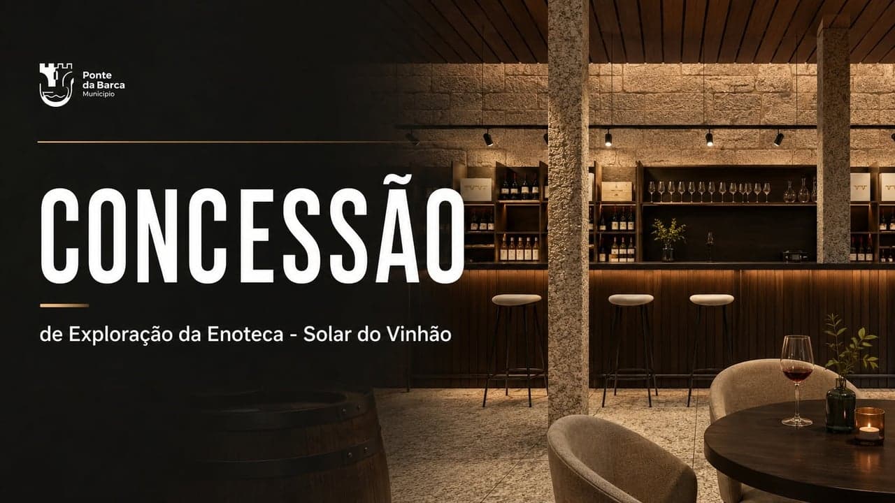 Imagem da notícia: Município abre concurso para exploração da Enoteca Solar do Vinhão