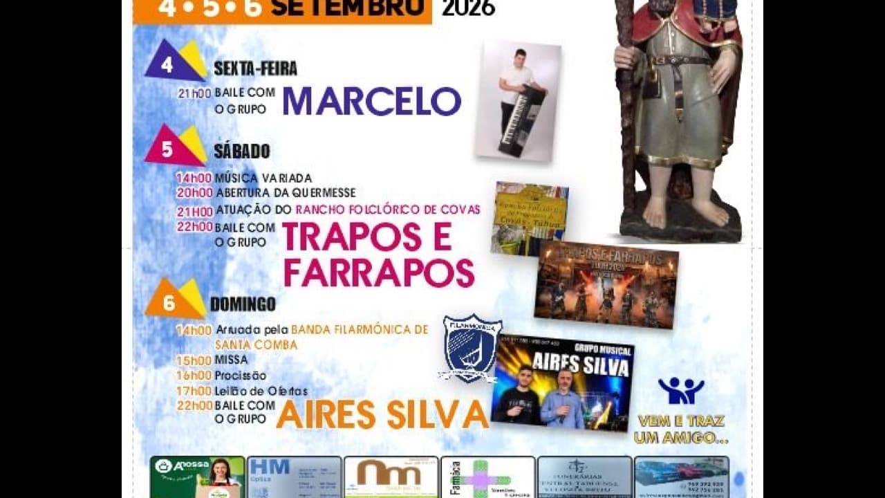 Imagem do evento: Festas em Honra de São Cristóvão – Percelada