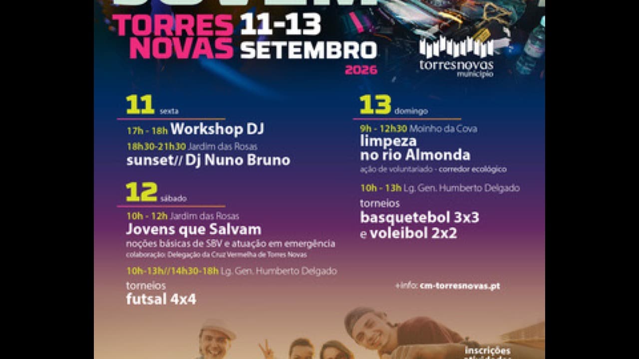 Imagem do evento: Fim de Semana Jovem em Torres Novas